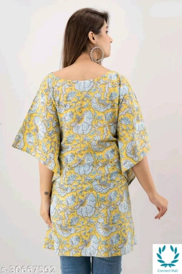 Alisha Refined Kurtis - M (Bust Size: 38 in) , Cotton, Printed, Pack of : 1